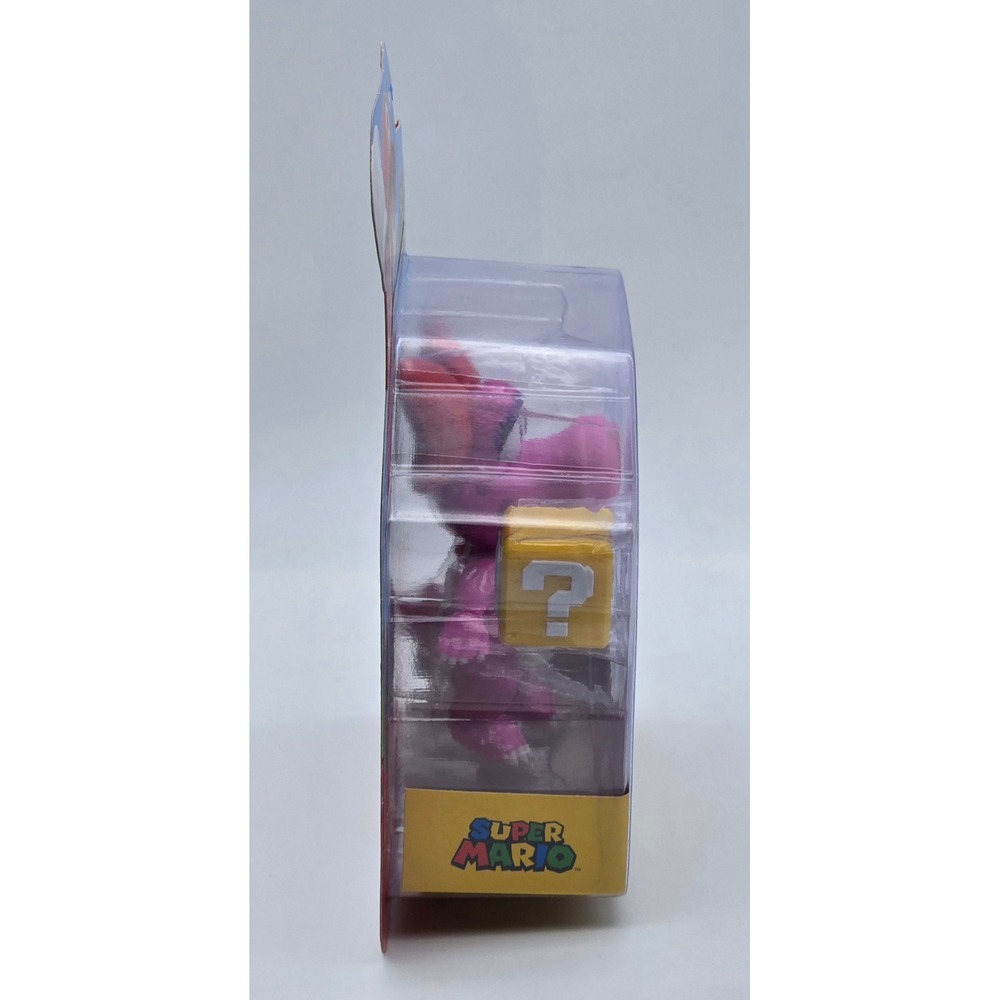 Jakks Pacific Super Mario Birdo Action Figure Unisex 4 inch Pink with ? Block - Picture 5 of 7